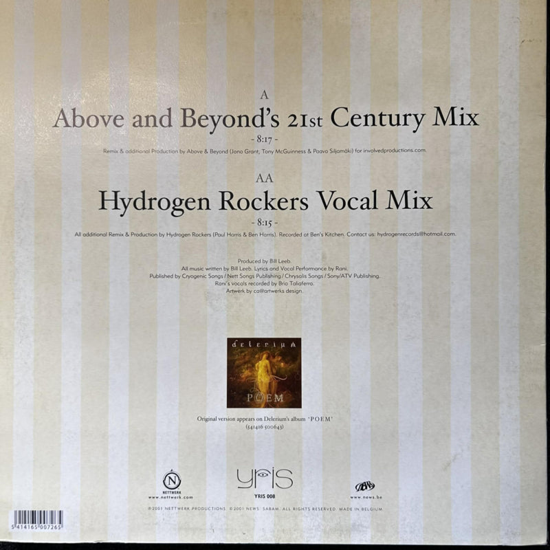 Delerium Featuring Rani – Underwater (Remixes By Above & Beyond • Hydrogen Rockers)