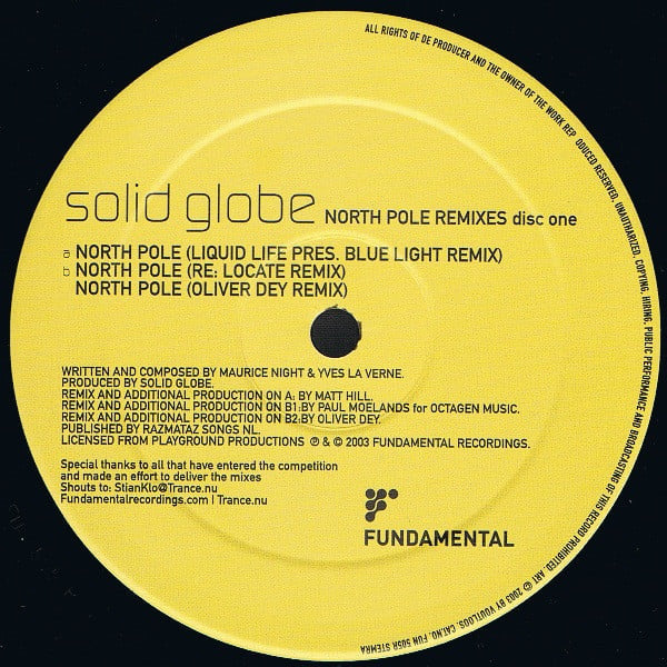 Solid Globe – North Pole Remixes - Dubbel LP