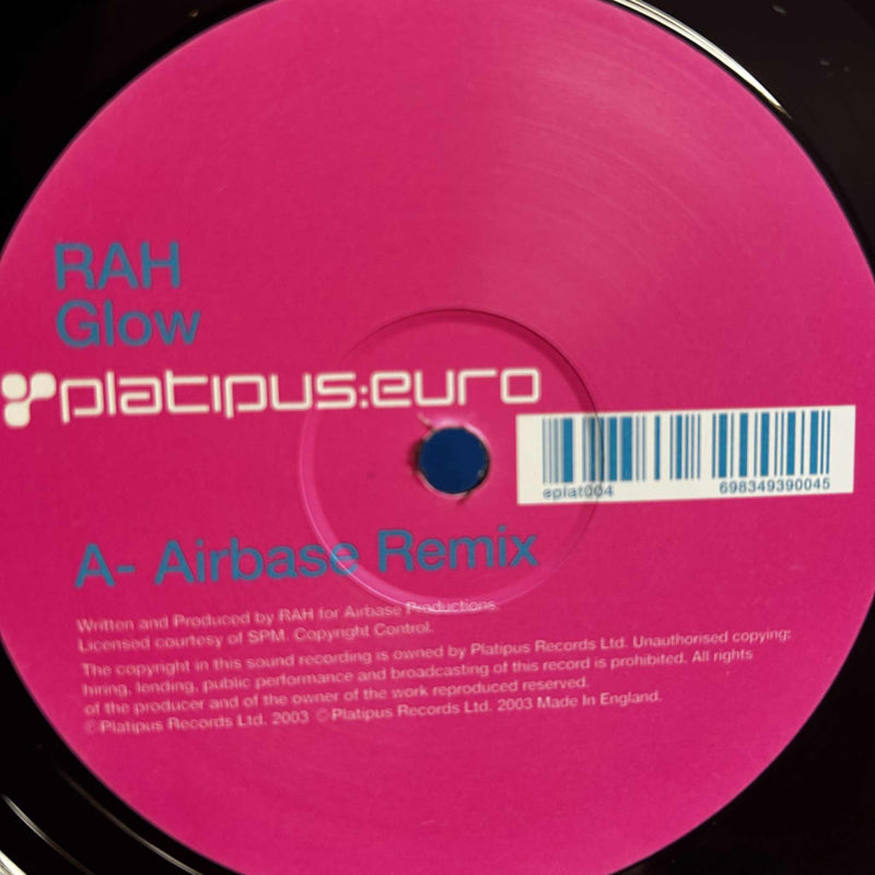 Rah – Glow / Wave (The Airbase Mixes)