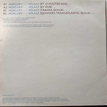 BT – Mercury And Solace