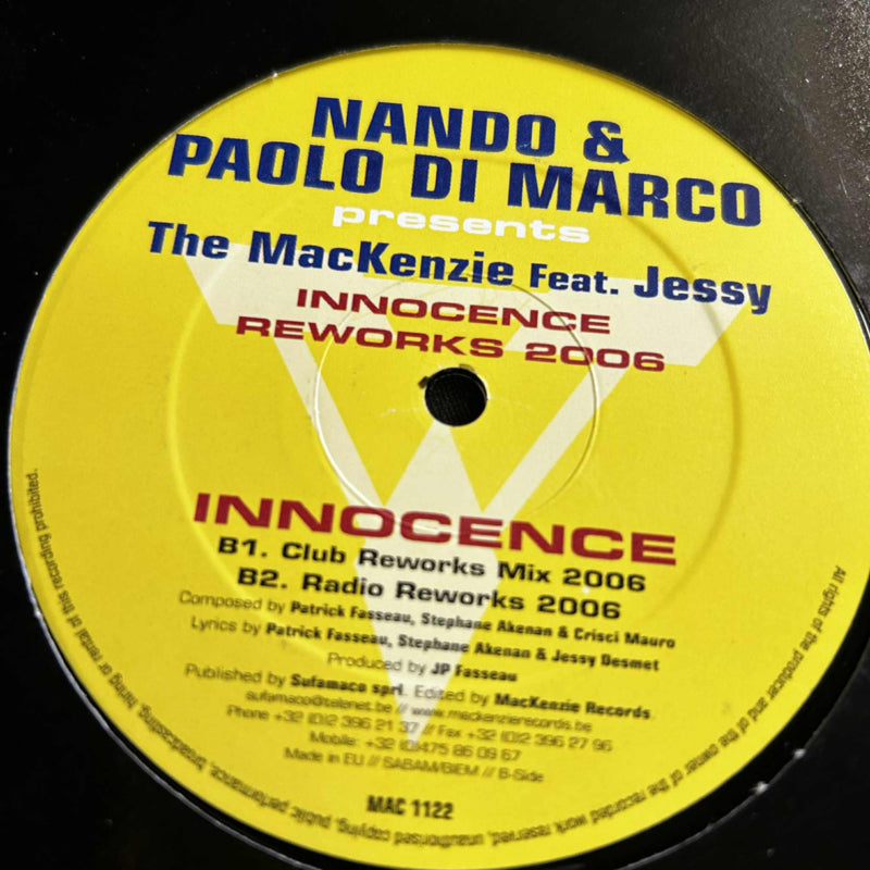 Nando & Paolo Di Marco /The MacKenzie Feat. Jessy – Innocence (Reworks 2006)+ Original
