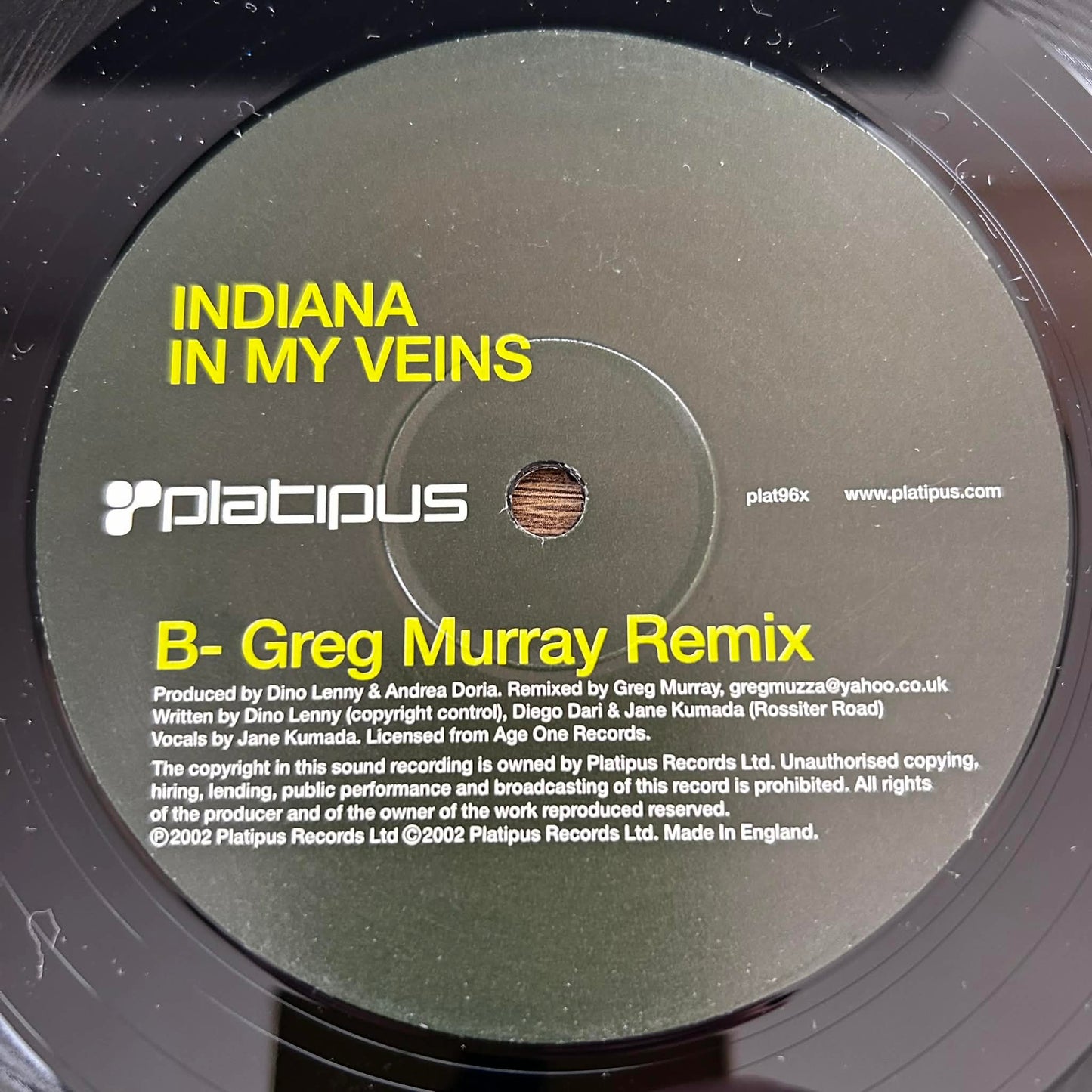 Indiana – In My Veins