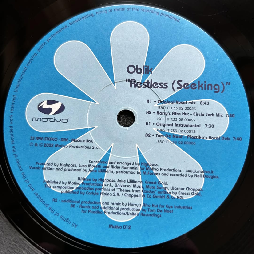 Oblik – Restless (Seeking)