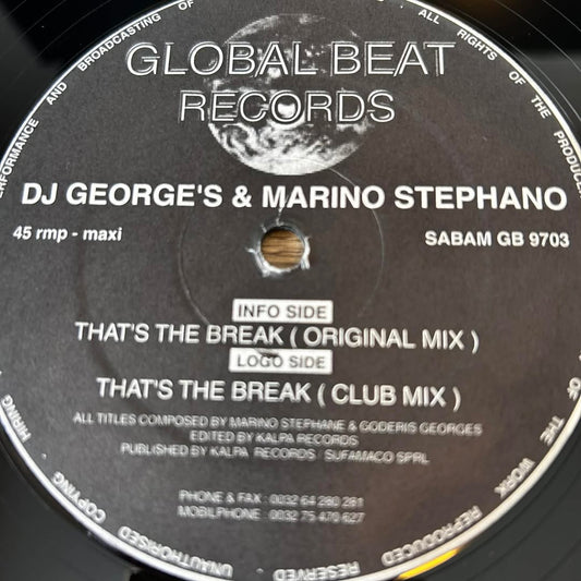 DJ George's & Marino Stephano – That's The Break