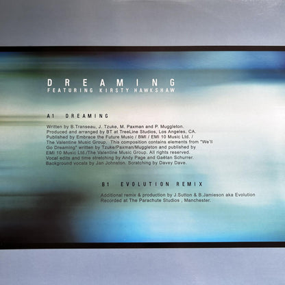 BT Featuring Kirsty Hawkshaw – Dreaming