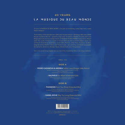 VARIOUS ARTISTS 20 YEARS LA MUSIQUE DU BEAU MONDE 1/5