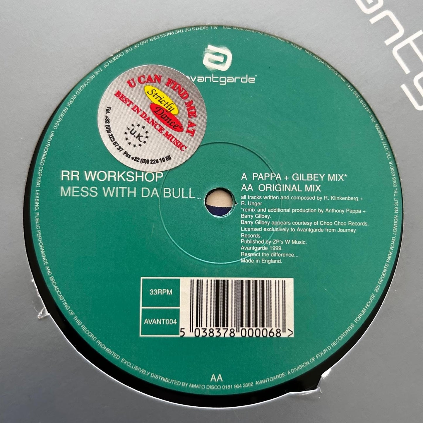 RR Workshop – Mess With Da Bull