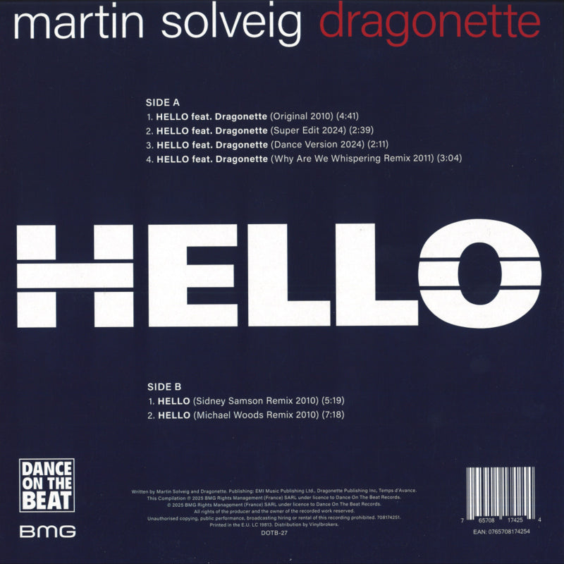 Martin Solveig ft. Dragonette - Hello