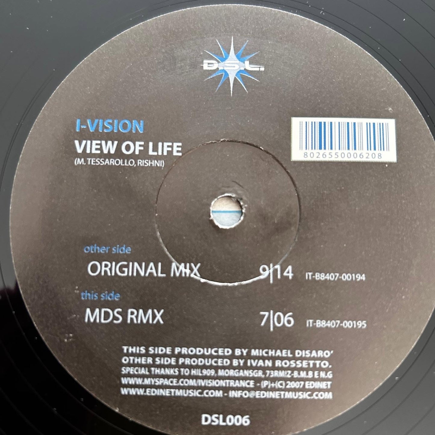 I-Vision ‎– View Of Life