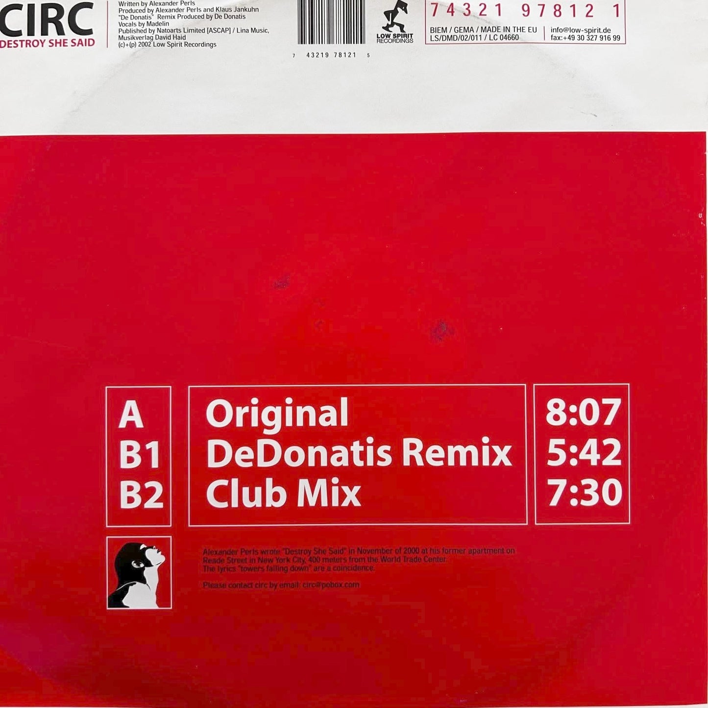 Circ – Destroy She Said
