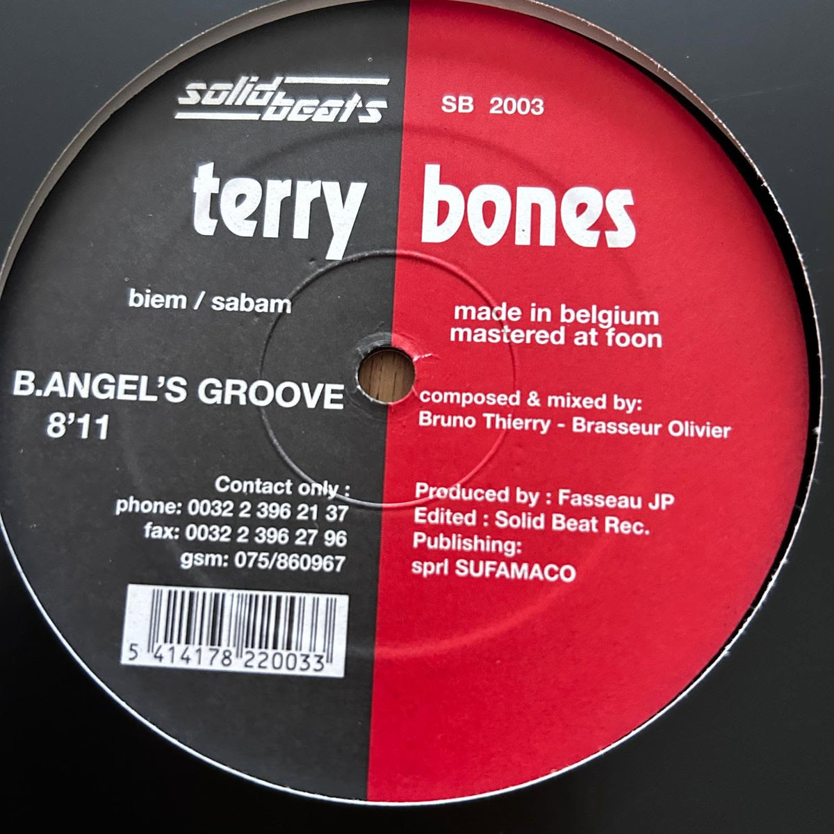 Terry Bones – Getaway / Angel's Groove