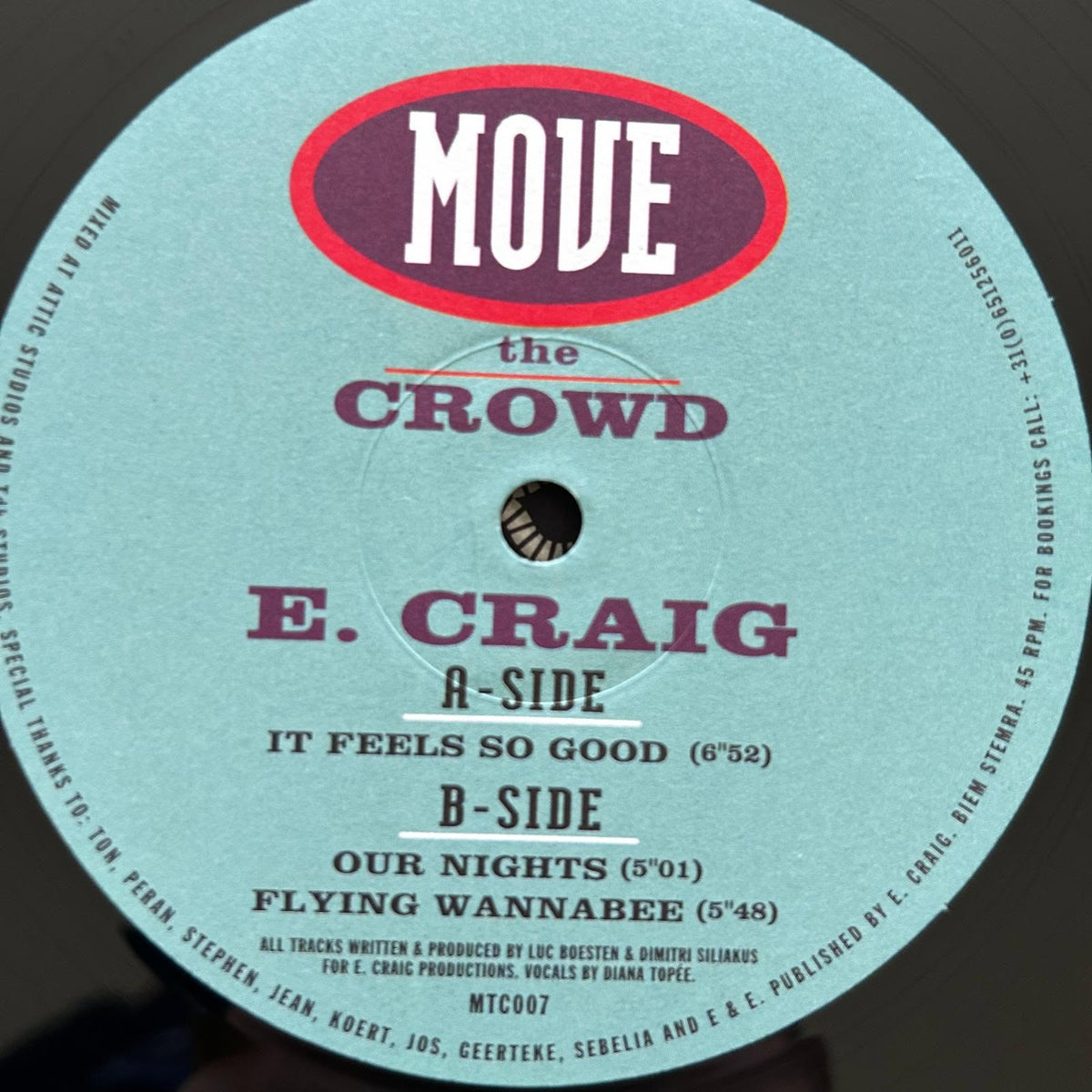 E-Craig ‎– It Feels So Good
