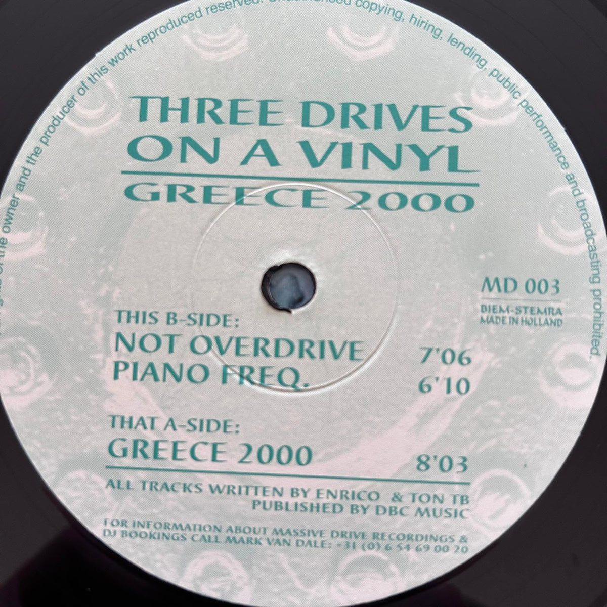 Three Drives On A Vinyl – Greece 2000