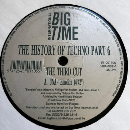 Various – The History Of Techno Part 6 - The Third Cut
