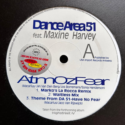 Dance Area 51 Feat. Maxine Harvey – AtmOzFear