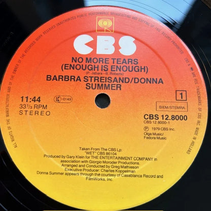 Barbra Streisand / Donna Summer – No More Tears (Enough Is Enough)