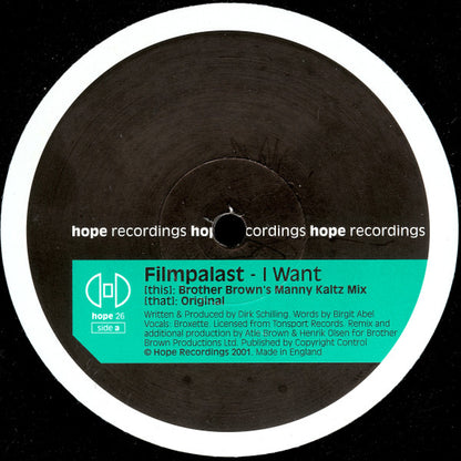 Filmpalast ‎– I Want