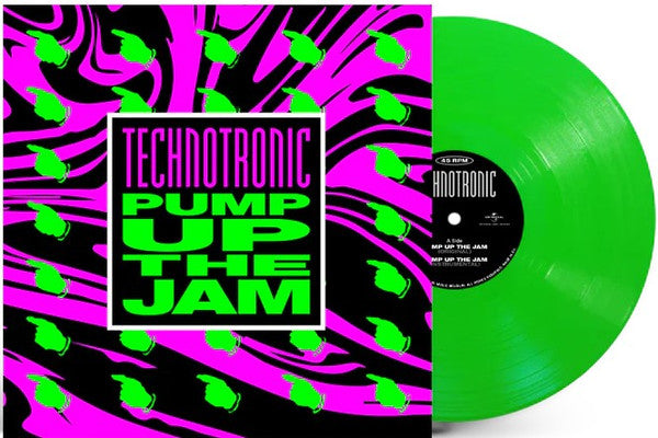 Technotronic - Pump Up The Jam (Neon Green Vinyl)