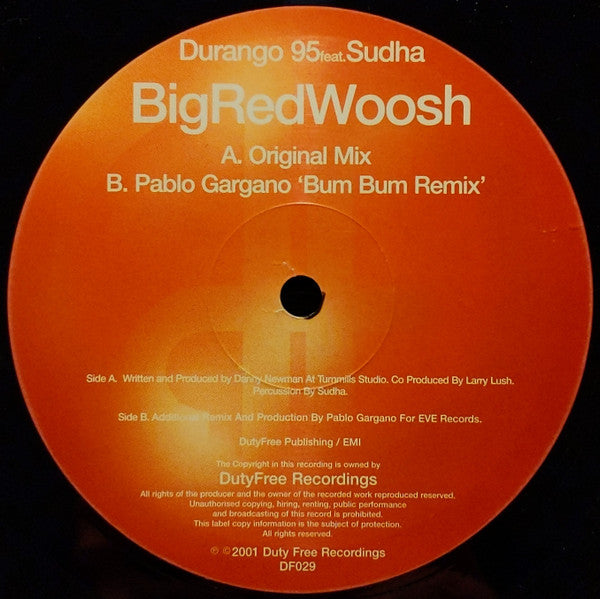 Durango 95 Feat. Sudha – Big Red Woosh