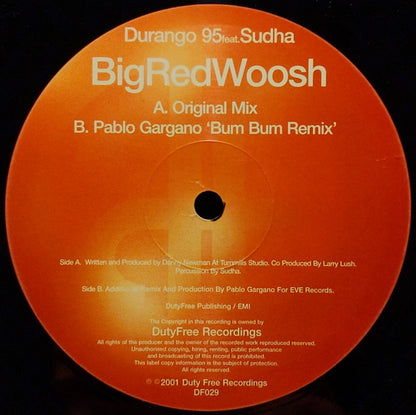 Durango 95 Feat. Sudha – Big Red Woosh