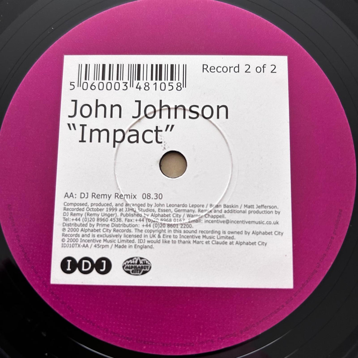John Johnson – Impact (Record 2 Of 2)