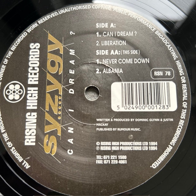 Syzygy – Can I Dream?