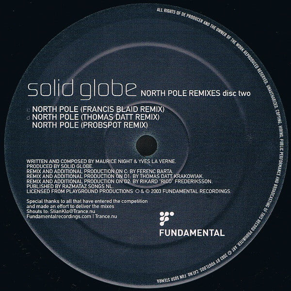 Solid Globe – North Pole Remixes - Dubbel LP