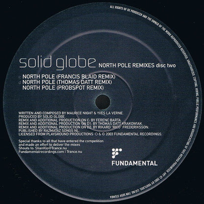 Solid Globe – North Pole Remixes - Dubbel LP
