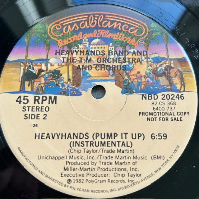 Heavyhands Band And T.M. Orchestra And Chorus ‎– Heavyhands (Pump It Up)