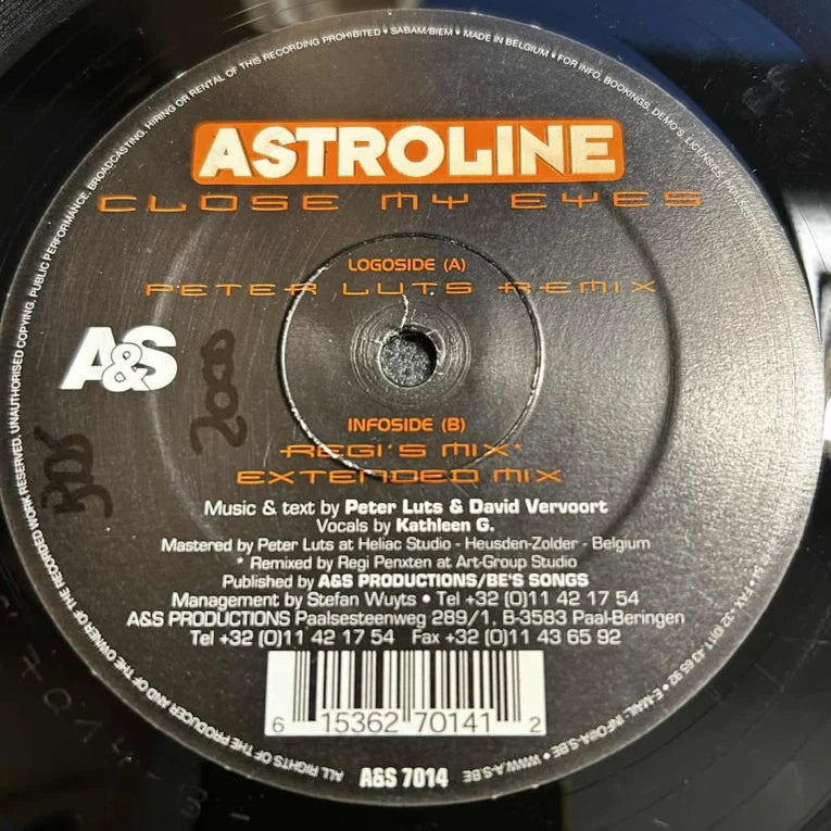 Astroline – Close My Eyes