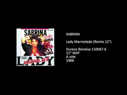 Sabrina ‎– Lady Marmelade (Remix)