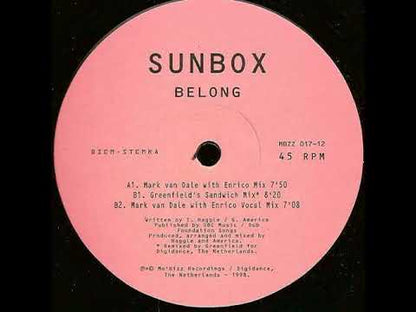 Sunbox ‎– Belong