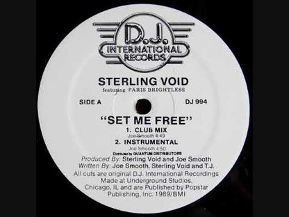 Sterling Void Featuring Paris Brightledge ‎– Set Me Free