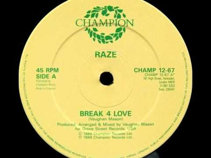 Raze - Break 4 Love (Remixes + Original)
